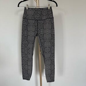 Varley Monochrome ‘Let’s Go Snake’ Leggings
